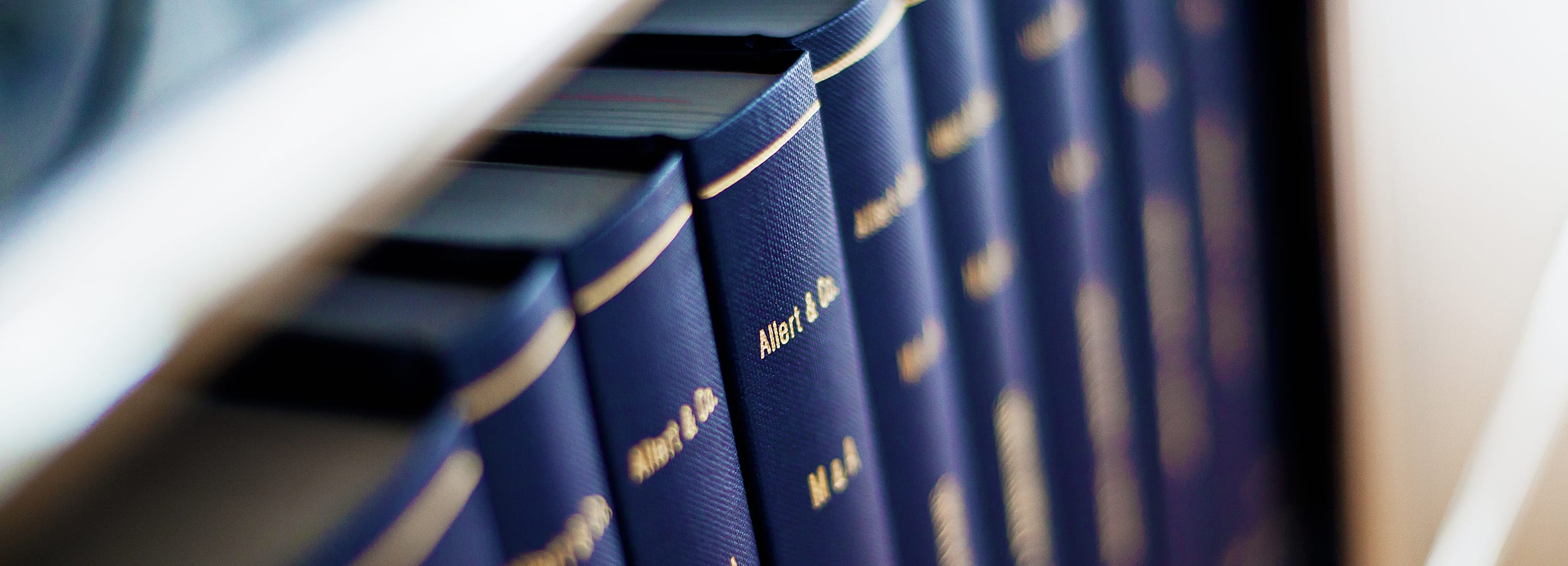 Ausschnitt von M&A Büchern