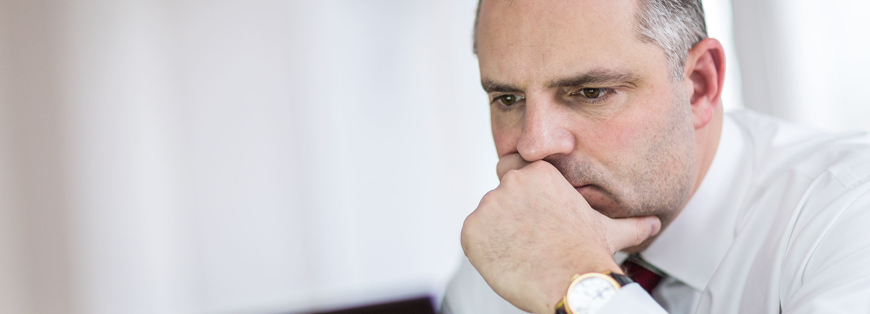 Arnd Allert konzentriert in einer Distressed M&A Transaktion