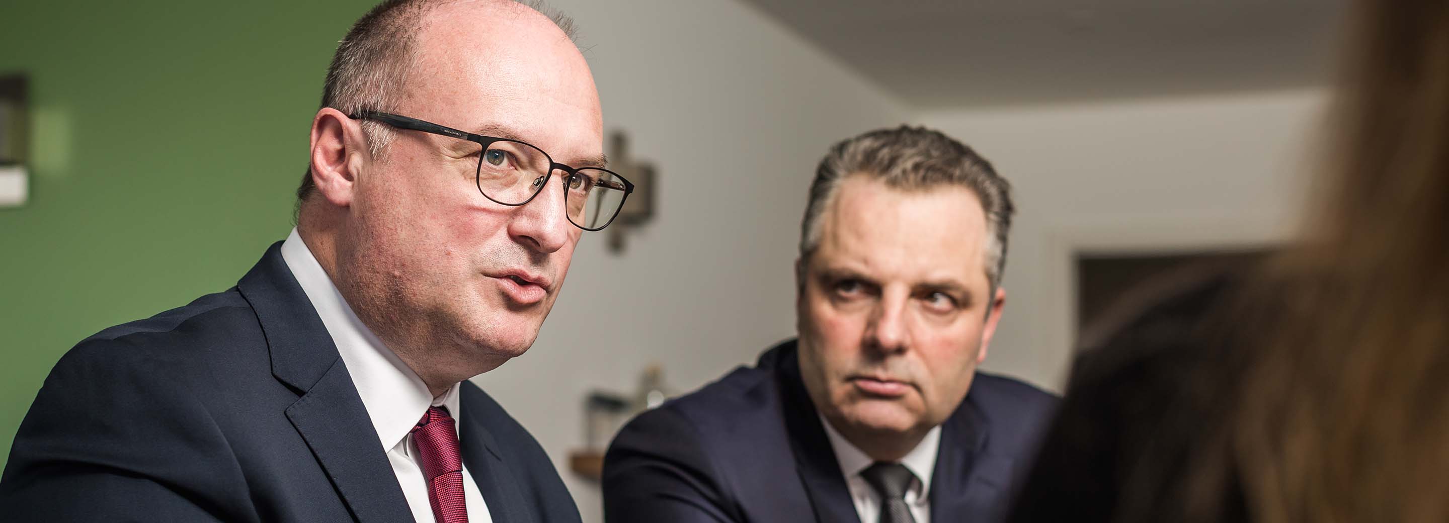 M&A-Gespräch über den idealen Partner für den Unternehmensverkauf