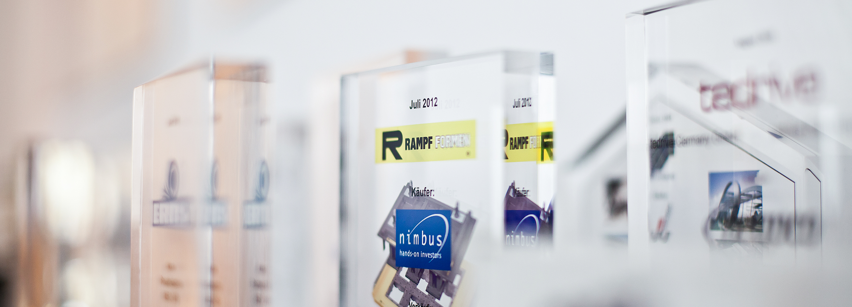 M&A Tombstone der Unternehmenstransaktion Rampf Formen