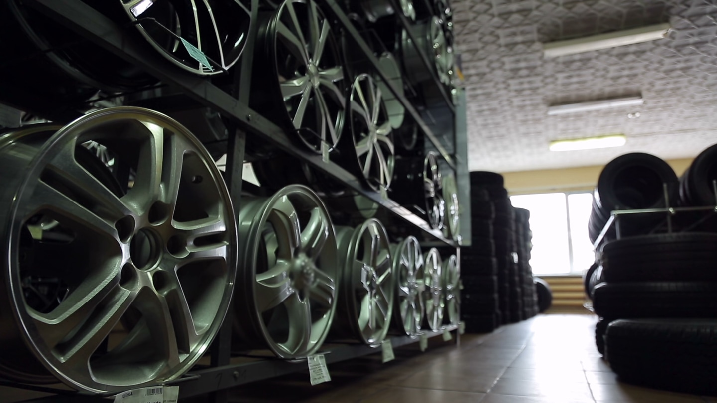 Halle eines Automobilzulieferers