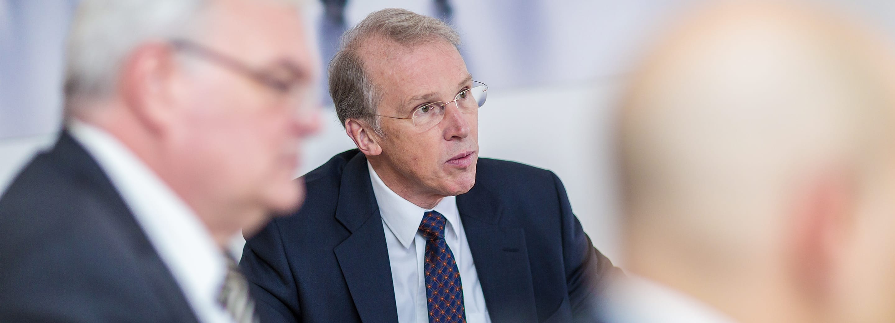 Persönliches Verhandlungsmeeting für einem Insolvenzfall