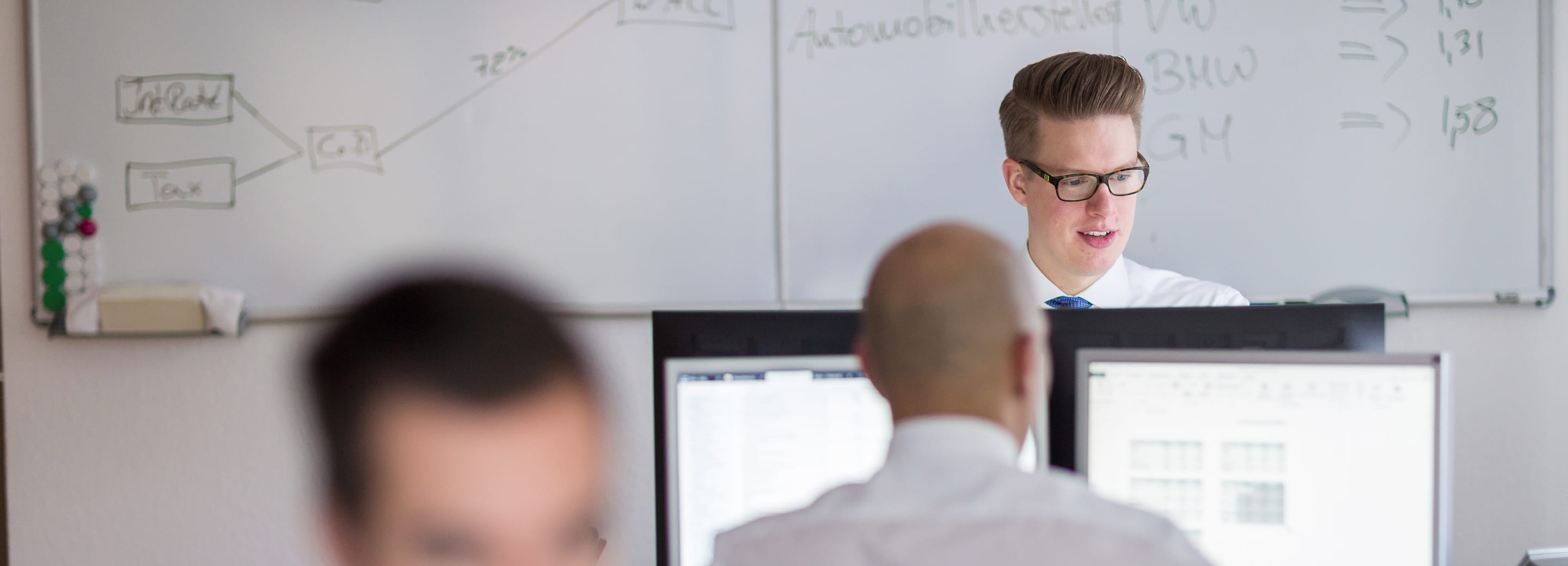 M&A-Analysten bei der Portraetierung von potenziellen Kaufinteressenten